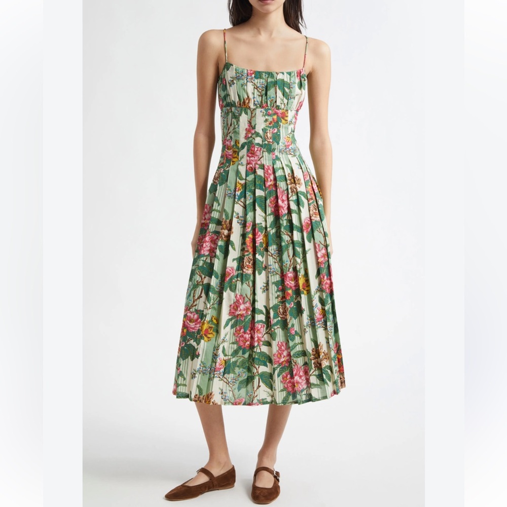 Mille TULLY DRESS IN GARDEN STRIPE Sz 6 chk measurements
